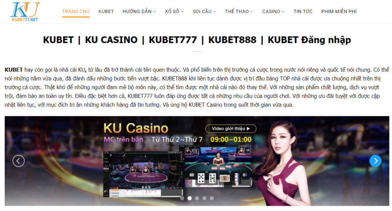 web chơi Casino uy tín 